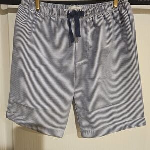 Mud Pie Blue and White Striped Shorts